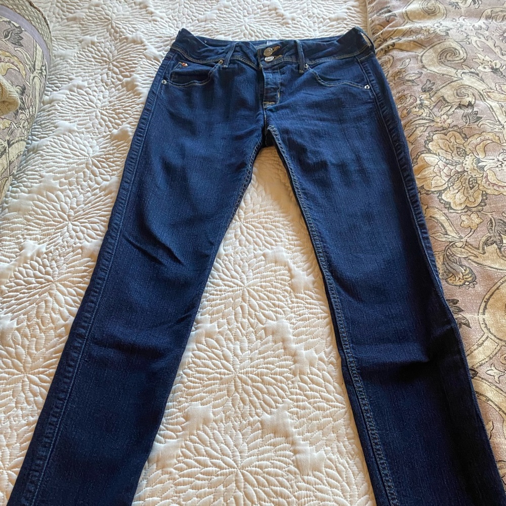 Hudson Collin Midrise Skinny Jeans